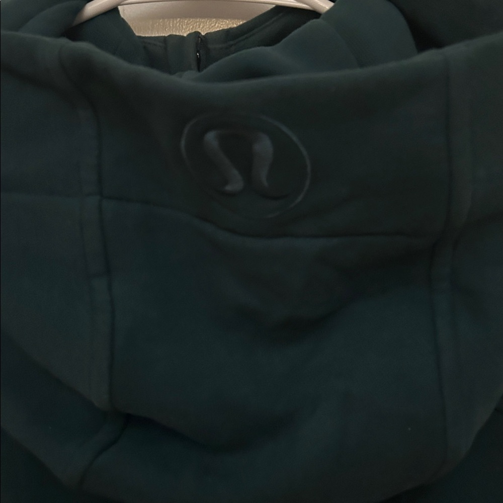 LuluLemon Green Zip-Up Scuba Hoodie - Picture 3 of 5
